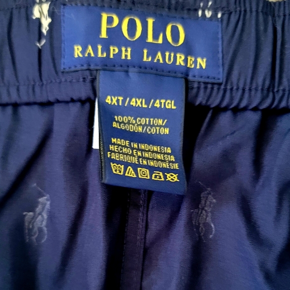 Polo by Ralph Lauren Navy Blue Pajama Pants - Picture 2 of 4